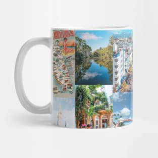 florida aesthetic collage Mug